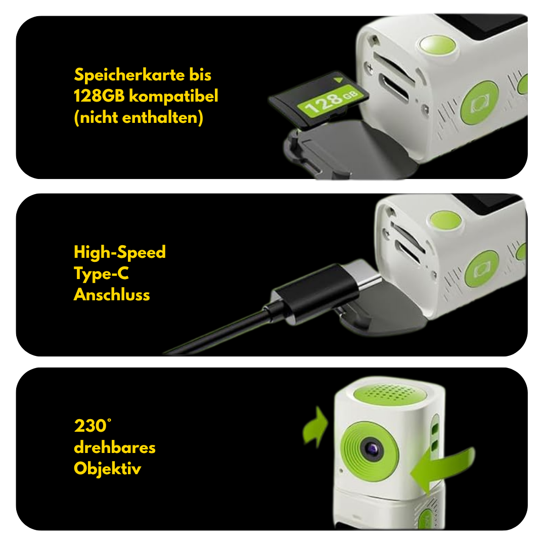 Mini-caméra SnapKey 2K
